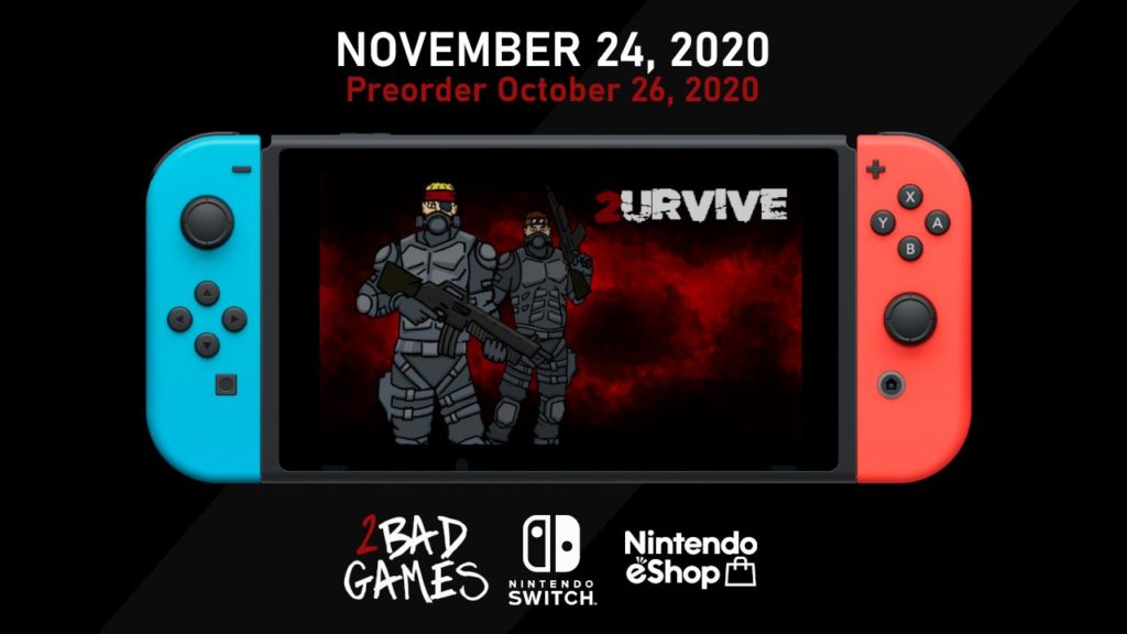 2URVIVE arrive sur Switch pour le 24 novembre - videoludos