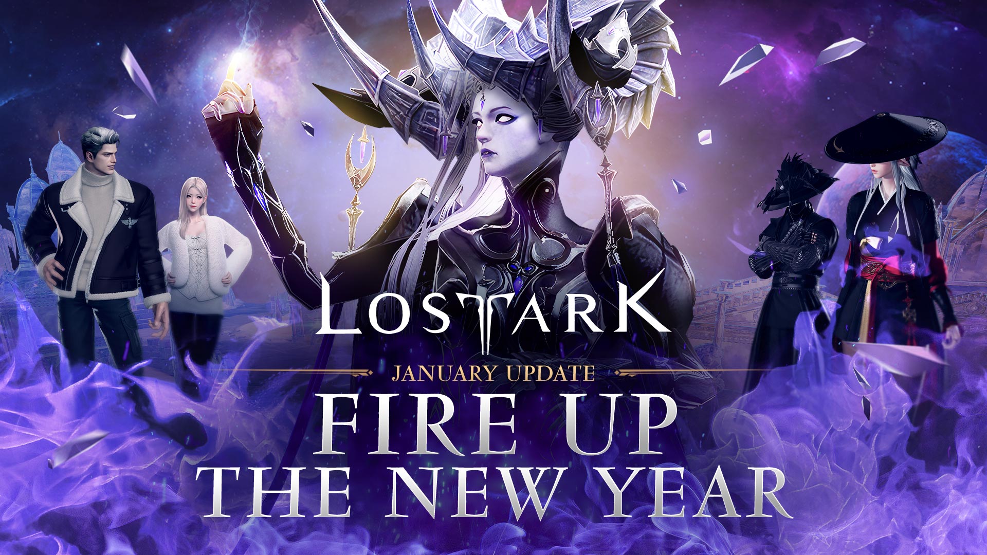 Lost Ark De Nouveaux Contenus Gr Ce La Mise Jour De Janvier 2024   EN LA FireUpTheNewYear JanKeyArt 1920x1080 CT 003157 