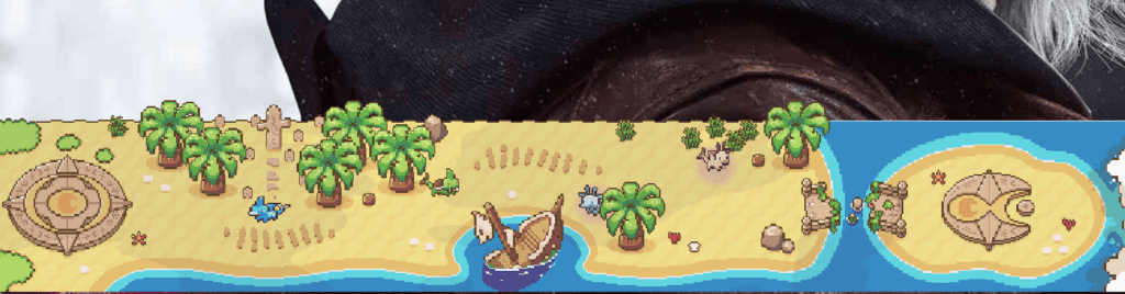 Illustre le biome plage
